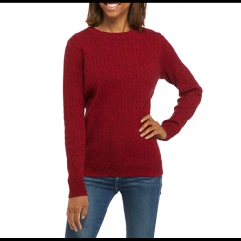 Red sweater size Large in juniors